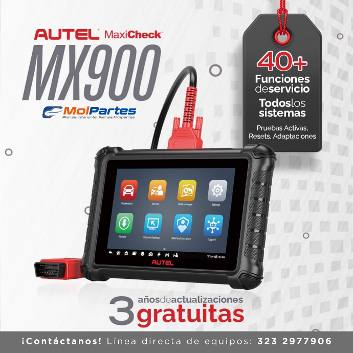 AUTEL MX900 TABLETA DE DIAGNÓSTICO COLOMBIA