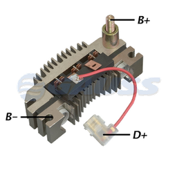 [07GA1500] RECTIFICADOR MAZDA 85AMP 6X35A TRIDIODO 17.5MM (GA117) TIPO MAGNETI MARELLI