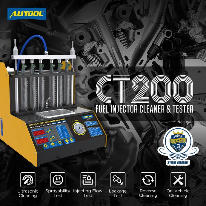 CT200 AUTOOL LAVADOR Y PROBADOR DE INYECTORES COLOMBIA