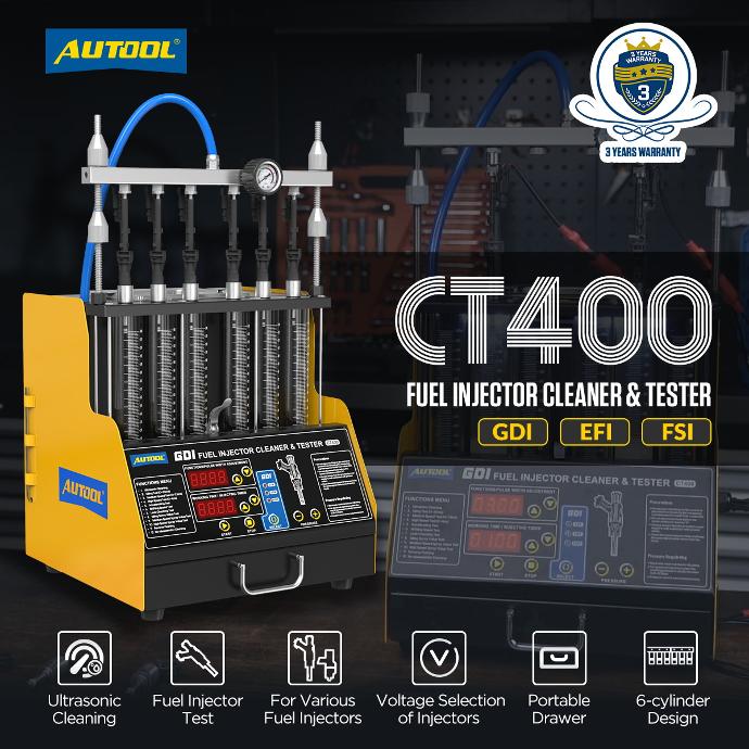 CT400 AUTOOL LAVADOR Y PROBADOR DE INYECTORES COLOMBIA