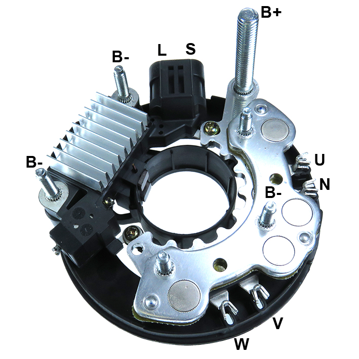 CONJUNTO REG+RECT CHEVROLET LUV DMAX 12V 80AMP 8X35A AVALANCHE TIPO HITACHI