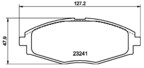 [98355045231] PASTILLA DE FRENO DEL 8433-D1321 CHEVROLET SPARK 7:24 02-15 CHEVROLET SPARK CHRONOS 10-14 DAEWOO LANOS 97- DAEWOO MATIZ 98- CHERY QQ308 11-16
