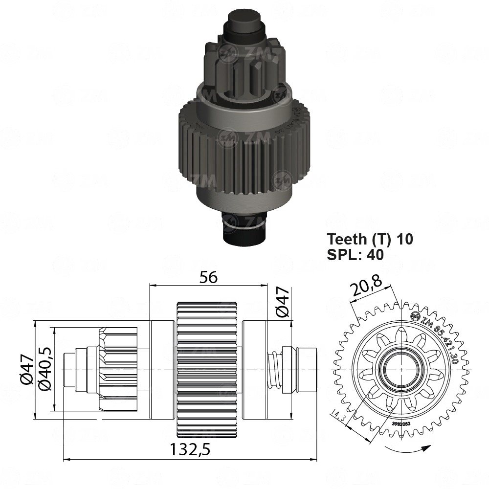 [858542130] BENDIX RELACIONADO CHEVROLET FVR FRT FRR 11T CCW