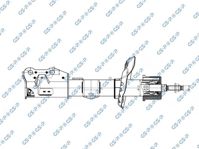 AMORTIGUADOR DEL DER HYUNDAI ACCENT HB20 1.6 2020-2024 GETZ 1.6 2020-2024