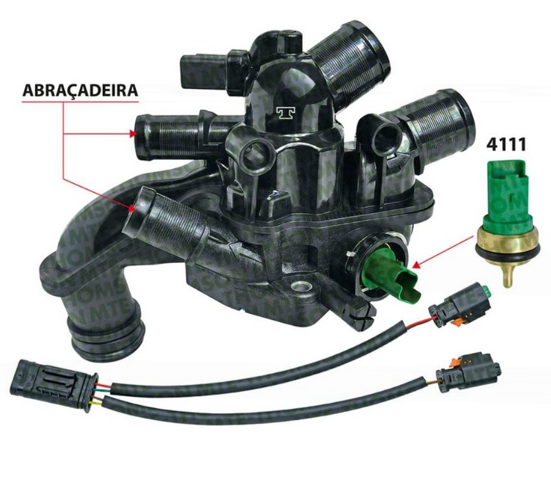 [46VT633.105] TERMOSTATO BASE PEUGEOT 207 1.6L 08-14 308 1.6L 15-19 CITROEN DS3 DS4 1.6L 12-20 MINI COOPER S COUNTRYMAN 1.6L 08-17