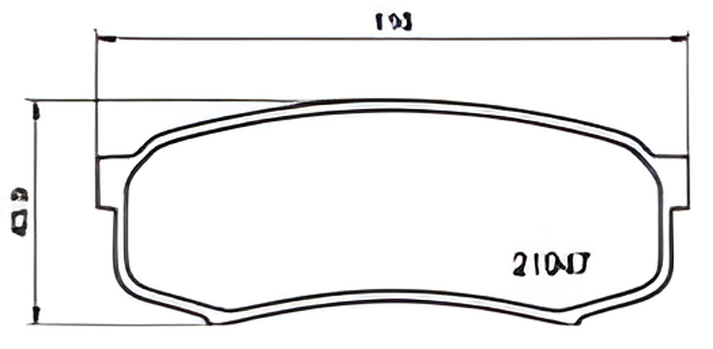 PASTILLA DE FRENO TRAS 7487-D606 TOYOTA HILUX VII 1997-2001;TOYOTA FJ CRUISER 2005-2018;LAND CRUISER PRADO 120 2002-2010; 150 2009-2015; 90 1995-2002; 70-80 J70-TD-J80-24V (BURBUJA -CARESAPO) 1984-1999 ; 70 J70-PICK UP-4X4 1990-2007 ; 4RUNNER 2003-2016