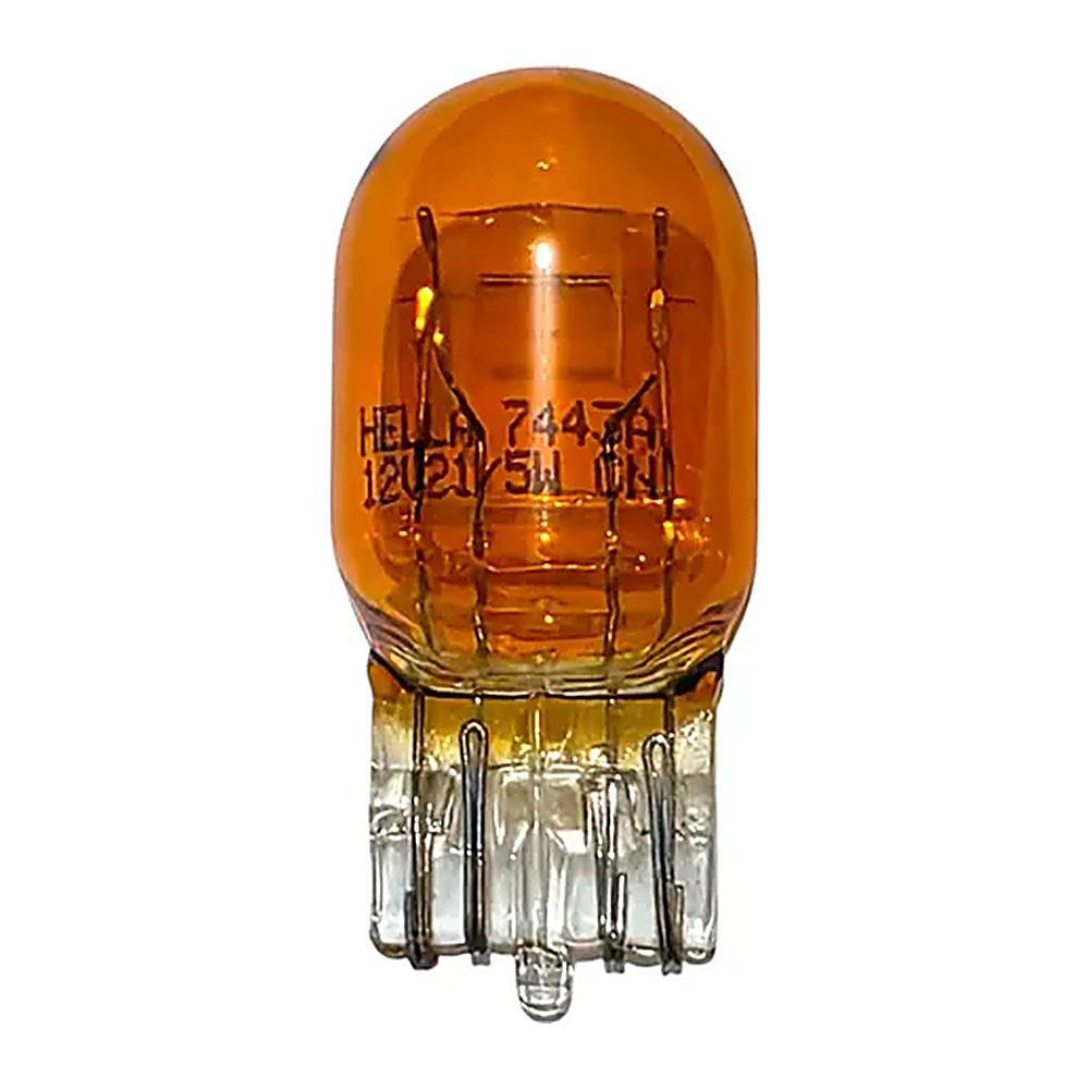 [98008893131] BOMBILLO INCANDESCENTE 7443A 12V 21/5W W3X16q T6.5 AMBAR