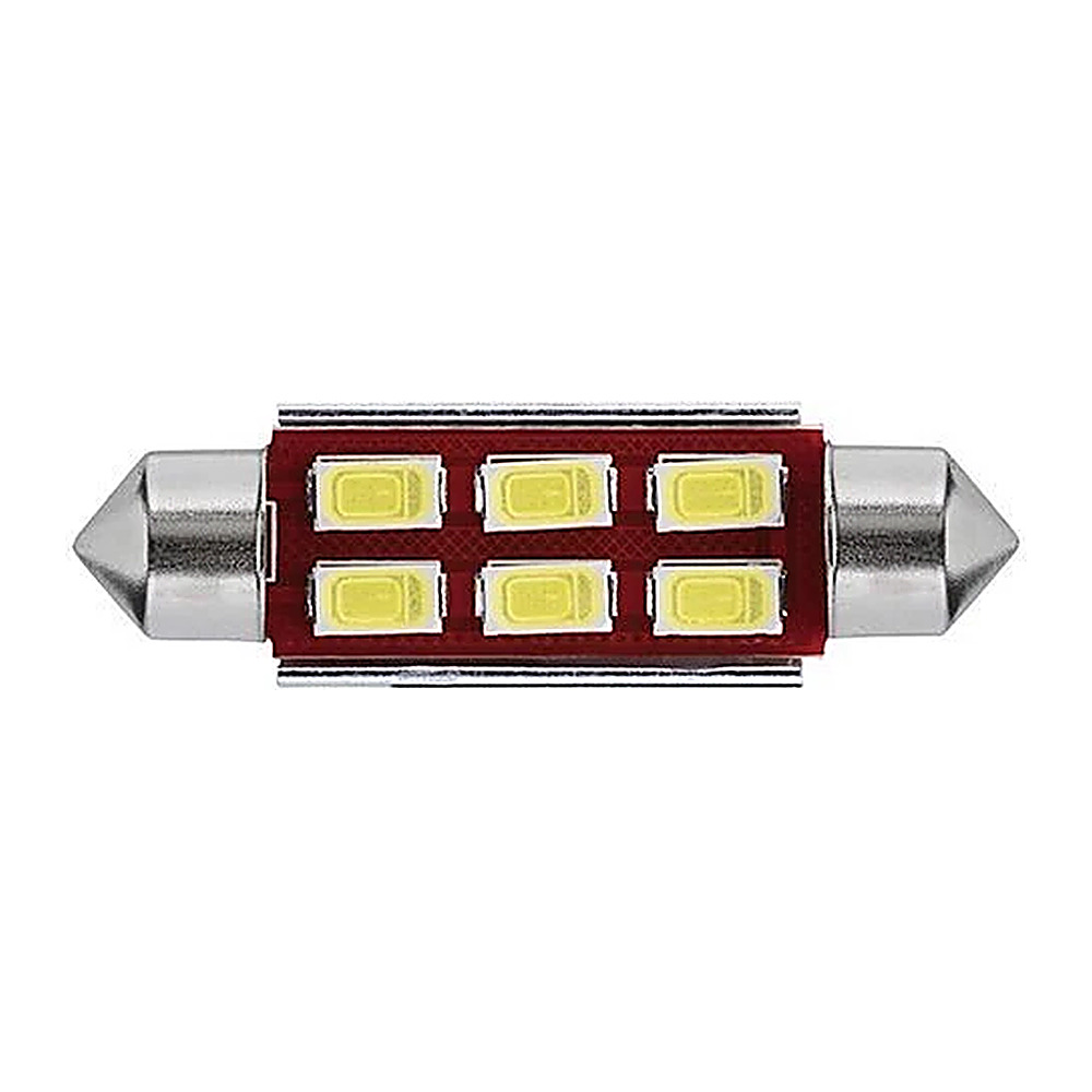 [98226975010] BOMBILLO LED RETROFIT MINIATURA 6429W / Feston 41mm 24V 1.2W SV8.5-8 6000K LUZ BLANCA CAJA X 10