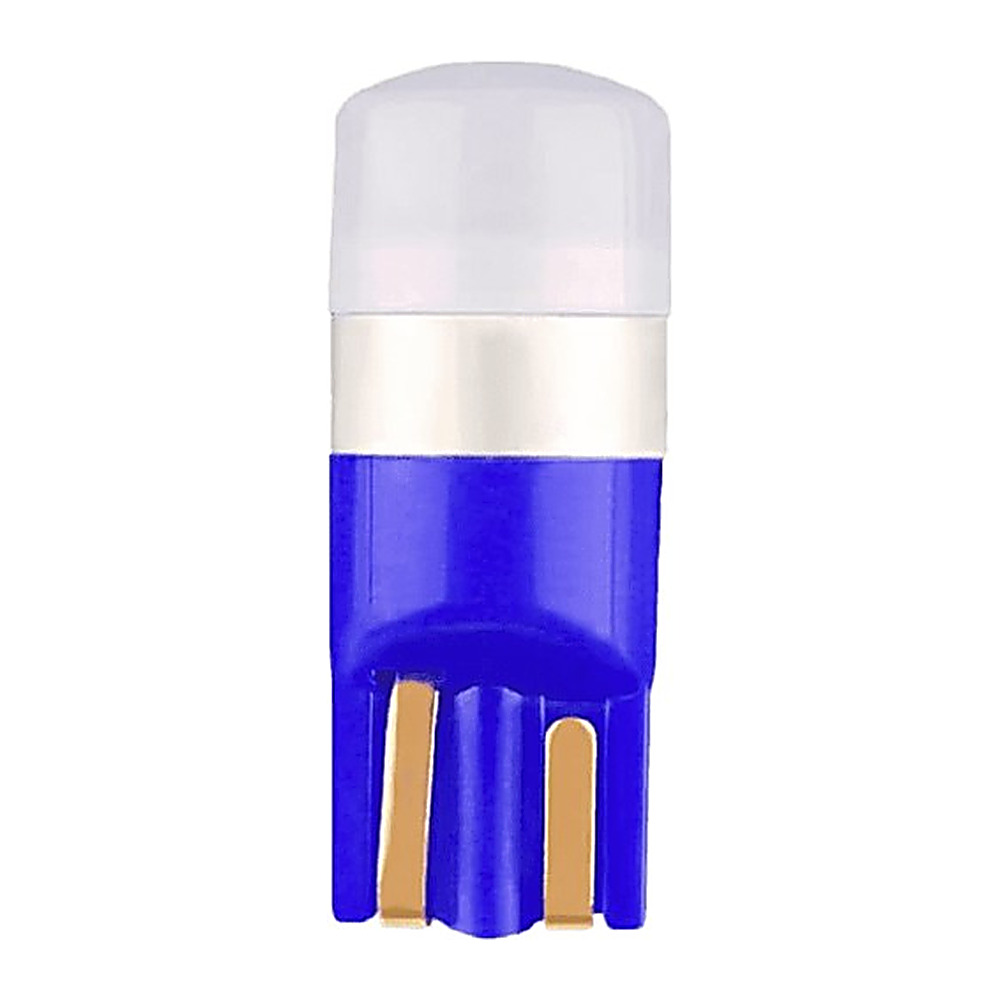 [98226971211] BOMBILLO LED RETROFIT MINIATURA 158B/T10 / W5W 12V 0.70W W2.1X9.5d LUZ AZUL CAJA X 10