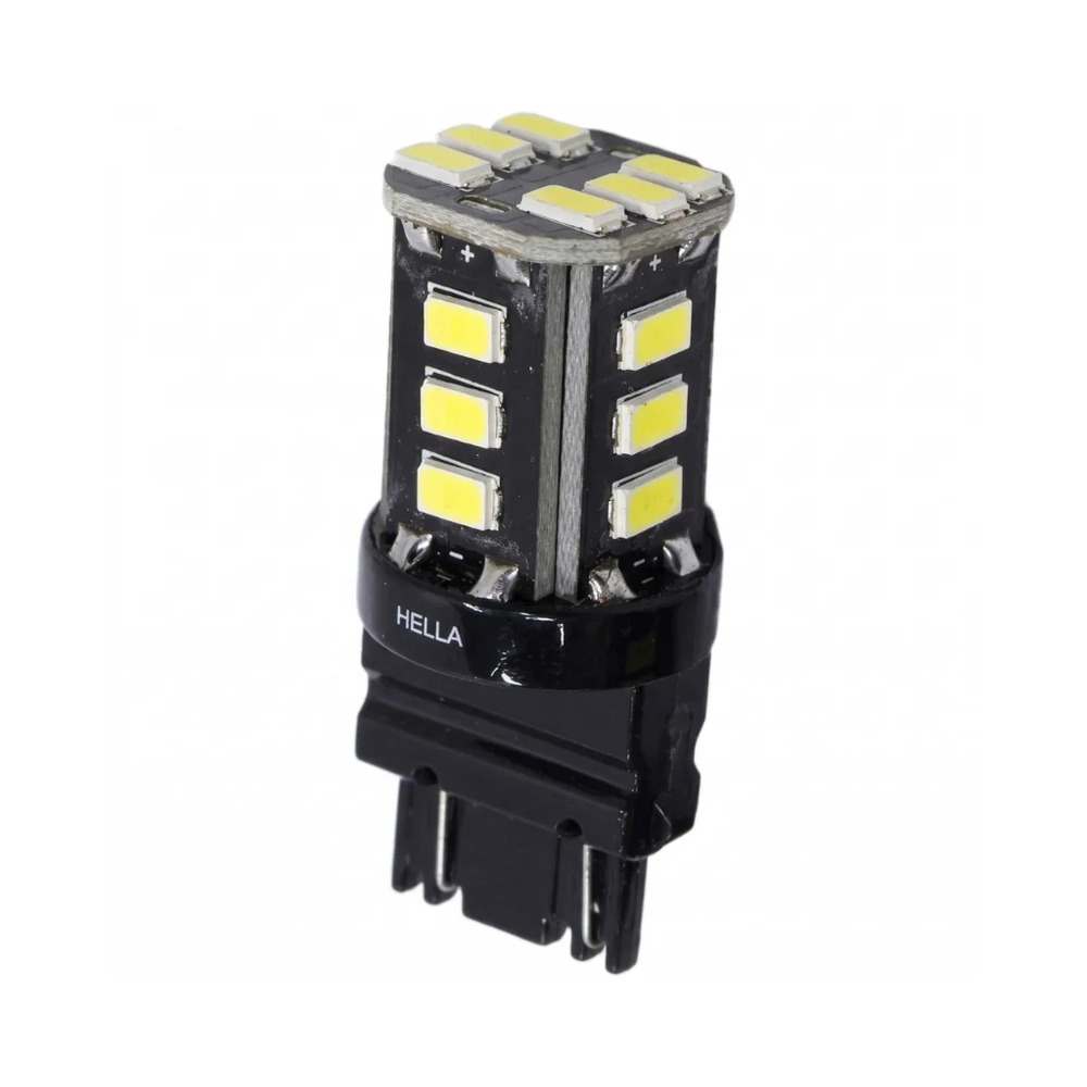 [98226971151] BOMBILLO LED RETROFIT MINIATURA 3157W / P27/7W 12V 2.4W / 0.4W W2.5x16q 6000K LUZ BLANCA CAJA X 10
