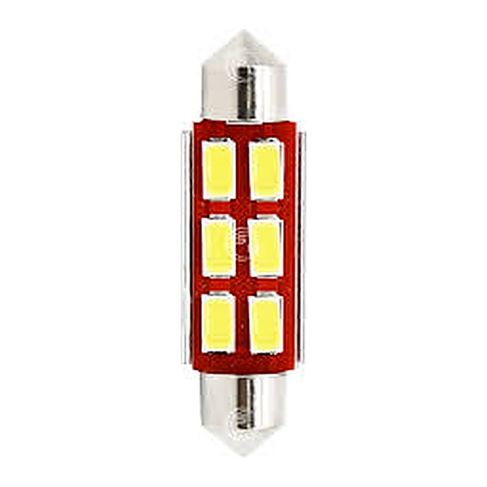 [98226971131] BOMBILLO LED RETROFIT MINIATURA 6418W / Feston 38mm 12V 1.5W SV8.5-8 6000K LUZ BLANCA CAJA X 10