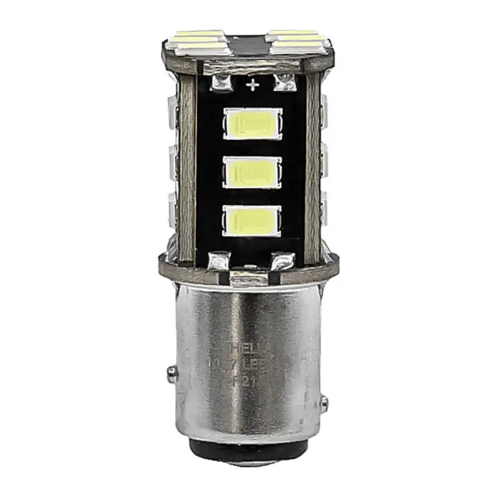 [98226971221] BOMBILLO LED RETROFIT MINIATURA 7507A / PY21W 12V 2.0W BAU15s 2700K LUZ AMBAR CAJA X 10