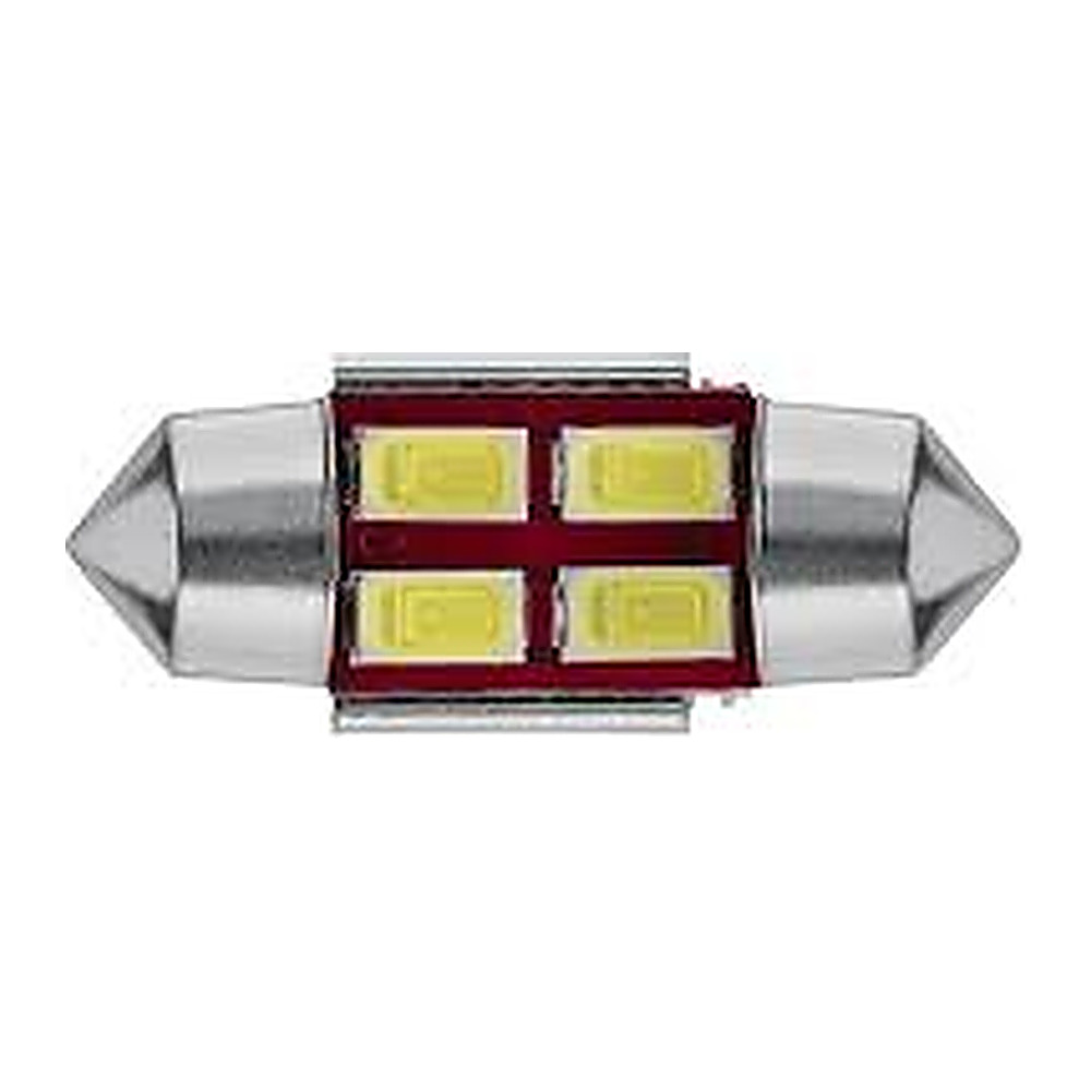 [98226971111] BOMBILLO LED RETROFIT MINIATURA DE3175W / Feston 30mm 12V 1.7W SV8.5-8 6000K LUZ BLANCA CAJA X 10