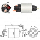 AUTOMATICO TOYOTA 4RUNNER FORTUNER HILUX 2.4 2.8 2015 12V MOTOR: 28100-0L260 1204841 TIPO VALEO