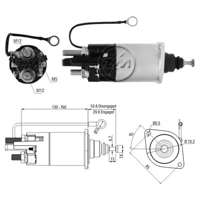 [02ZM-1841] AUTOMATICO 39MT LB 24V TIPO DELCO