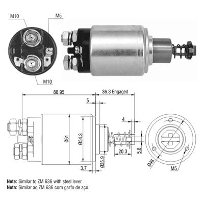 [02ZM-536] AUTOMATICO MERCEDES BENZ MB 24V TIPO BOSCH