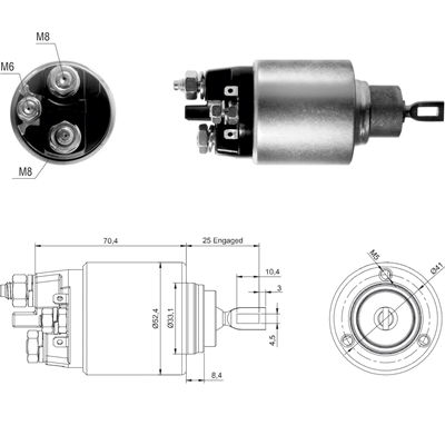 [02ZM-5381] AUTOMATICO MERCEDES BENZ MB 180 200 230 250 SPRINTER 316 12V TIPO BOSCH
