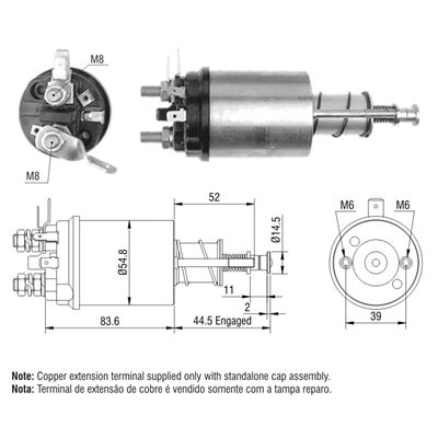 [02ZM-612] AUTOMATICO FORD 5000 TRACTORES TAPA BAJITA TIPO LUCAS