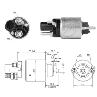 [02ZM-7708] AUTOMATICO VOLKSWAGEN FOX GOL SAVEIRO VOYAGE 12V