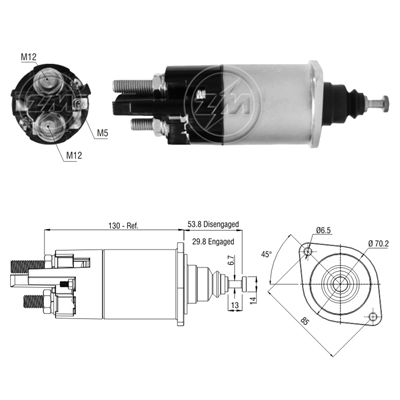 [02ZM-840] AUTOMATICO 38MT 12V