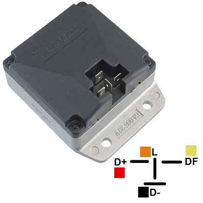 [07GA005] REGULADOR SCANIA VOLVO UNIVERSAL 24 55 EXTERNO CON PILOTO 4 TIPO BOSCH (GA1001-GA1003)