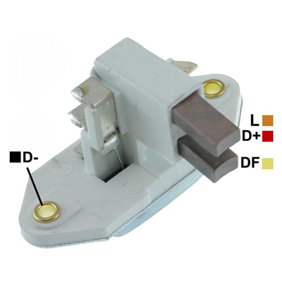 [07GA040] REGULADOR CHEVROLET SILVERADO C B 12 85 CON ESCOBILLAS TIPO BOSCH (GA1012-GA1089-GA1129-GA1336)