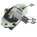 REGULADOR RENAULT 19 21 12 90 CON ESCOBILLAS TIPO BOSCH