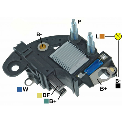 REGULADOR FORD FIESTA MV LAND ROVER 12 2 TORNILLOS TIPO MAGNETI MARELLI (GA1301)