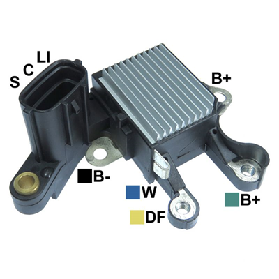 [07GA136] REGULADOR LAND ROVER DISCOVERY III 12 3 LI-C-S TIPO DENSO (GA1365)