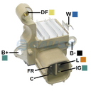 REGULADOR TOYOTA VIGO 2007> 12 4 FR-L-C-IG TIPO DENSO (GA1308)