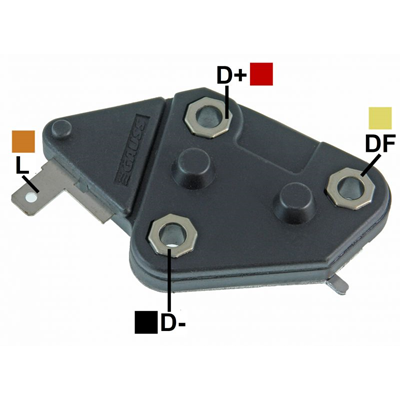 [07GA202] REGULADOR CHEVROLET CHEVETTE 12 55 RECTO 1 TIPO DELCO (GA1312)