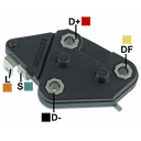 REGULADOR CHEVROLET MONZA 12 65 CURVO 2 TIPO DELCO