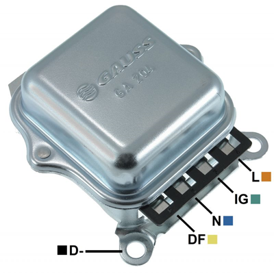 [07GA204] REGULADOR CHEVROLET C10 C30 C70 12V DF-N-IG-L TIPO DELCO 1119506
