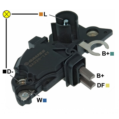 REGULADOR FIAT PALIO SIENA 12 TORNILLO TIPO BOSCH (GA1425-GA1426)