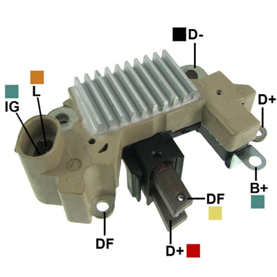 [07GA263] ﻿REGULADOR HAFEI CHANA 12V CARROS CHINOS IGL﻿