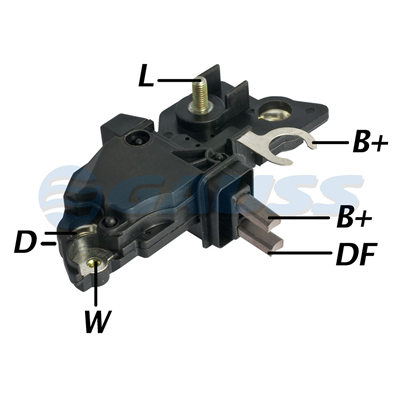 [07GA281] ﻿REGULADOR CHEVROLET CORSA ZAFIRA 12 TORNILLO TIPO BOSCH (GA1425)﻿
