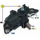 ﻿REGULADOR CHEVROLET ASTRA CORSA ZAFIRA SPRINTER 413 FIAT PALIO STRADA 12 TORNILLO TIPO BOSCH (GA1421-GA1424-GA1425) F000RS0102﻿