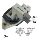 ﻿REGULADOR IVECO SCANIA VOLVO 24 80 CON ESCOBILLAS TIPO BOSCH (GA1989-GA1955)﻿