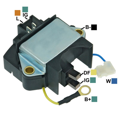 [07GA652] REGULADOR RENAULT 9 18 19 21 PEUGEOT 12 2 CABLES L-IG TIPO PARIS RHONE