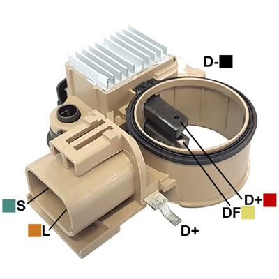 REGULADOR HYUNDAI H1 STAREX 2.5 DIESEL PORTER 1997-2004 12 110 EQ 37370-47301 2 L-S TIPO MANDO IVR408