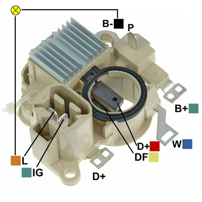 [07GA781] REGULADOR CLARK MONTACARGA TRACTOR 12 SAL RPM 2 L-IG TIPO MITSUBISHI
