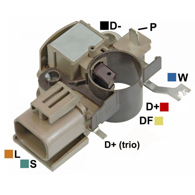 [07GA805] REGULADOR MAZDA 323 626 B2000 12 SALIDA STATOR RPM 2 L-S TIPO MITSUBISHI