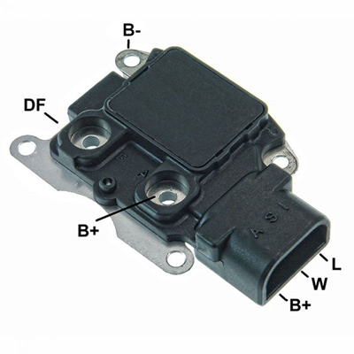 [07GA811] REGULADOR FORD MUSTANG TAURUS 12 SIN ESCOBILLAS 3 B+-W-L TIPO MOTORCRAFT (GA1202)