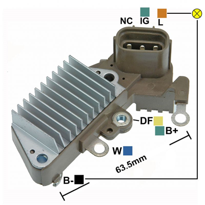 [07GA861] REGULADOR KOMATSU 24 3 N C-IG-L TIPO NIPPONDENSO