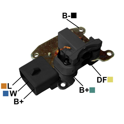 REGULADOR FORD 150 FORD 350 EXPLORER 12 CON PORTAESCOBILLAS 3 L-W-B+ TIPO MOTORCRAFT (GA1201)