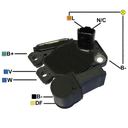 REGULADOR RENAULT SANDERO CLIO MEGANE KANGOO 12 2 L-DFM TIPO VALEO (GA1807)