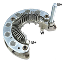 RECTIFICADOR RENAULT MASTER 2010>2016 NISSAN NAVARRA 120AMP 12X35A M8X46MM AVALANCHE 128MM(GA762) TIPO MITSUBISHI