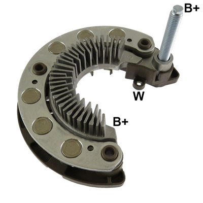 RECTIFICADOR DODGE JOURNEY 2.4 ECO 16V GASOLINA130AMP 12X35A M8X41MM AVALANCHE 128MM(GA769) TIPO MITSUBISHI