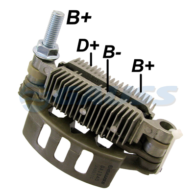 RECTIFICADOR MAZDA MILENIO 85AMP 6X35A M8X25MM TRIDIODO (GA472) TIPO MITSUBISHI