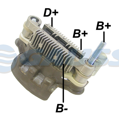 RECTIFICADOR MAZDA KIA 75AMP 6X35A65MM TIPO MITSUBISHI